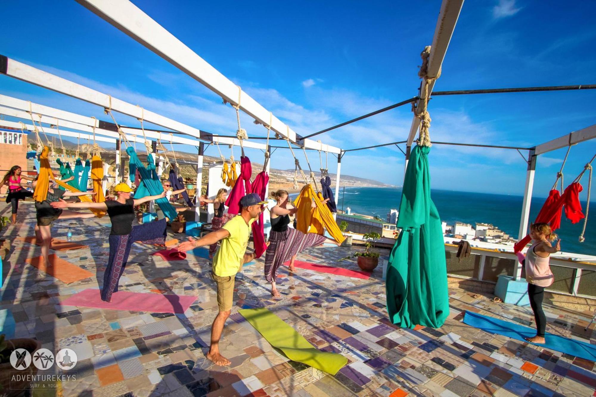 Bed and Breakfast Adventurekeys Surf Yoga Cowork à Taghazout Extérieur photo